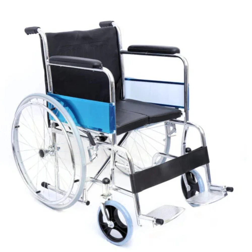 foldable wheel chair with cushion