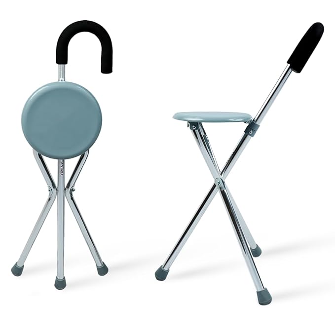walking stick for senior -lightweight & foldable